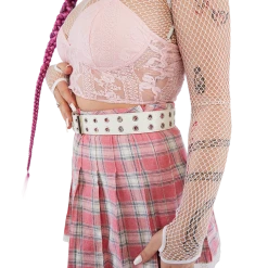 FINESSE Arlene Bubblegum Pop Laced Bralette Tops