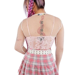 FINESSE Arlene Bubblegum Pop Laced Bralette Tops