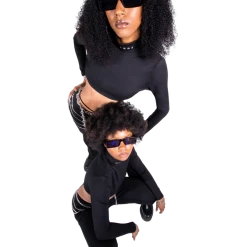 FINESSE Honey Turtleneck Crop Top