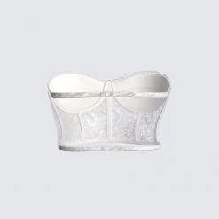 FINESSE Tops Jamie Ivory Corset Top 7 FINESSE Tops Jamie Ivory Corset Top