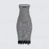 FINESSE Vicky Black Feather Trim Dress