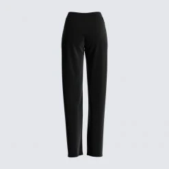 FINESSE Bottoms Addison Black Velvet Pant 10 FINESSE Bottoms Addison Black Velvet Pant