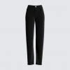 FINESSE Bottoms Addison Black Velvet Pant
