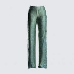 FINESSE Bottoms Dixon Shimmer Cargo Pant