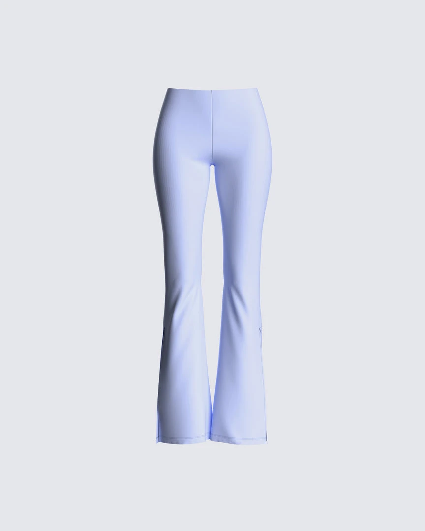 FINESSE Lori Lavender Ruched Back Pant Bottoms 3 FINESSE Lori Lavender Ruched Back Pant Bottoms