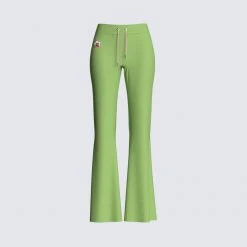 FINESSE Bottoms Emerson Green Flared Pant
