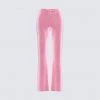 Dios Eliana Pink Flared Pant 2 Dios Eliana Pink Flared Pant