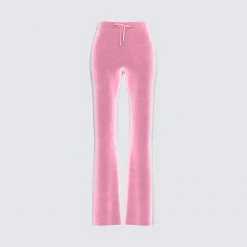Dios Eliana Pink Flared Pant