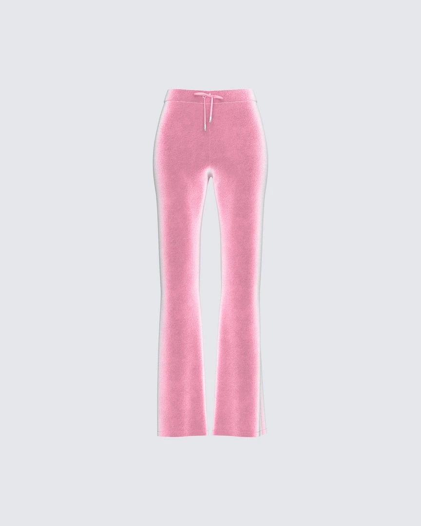 Dios Eliana Pink Flared Pant 3 Dios Eliana Pink Flared Pant