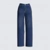 FINESSE Davis Straight Leg Blue Jeans 2 FINESSE Davis Straight Leg Blue Jeans