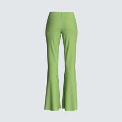 FINESSE Bottoms Emerson Green Flared Pant 9 FINESSE Bottoms Emerson Green Flared Pant