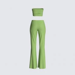 FINESSE Emerson Green Top & Pant Set Sets