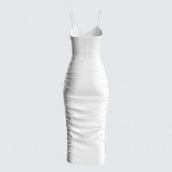 FINESSE Dresses Agnes White Corset Dress