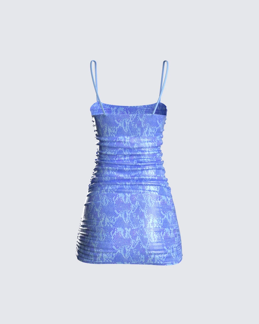 FINESSE Dresses Laurel Mesh Printed Shirred Mini Dress 5 FINESSE Dresses Laurel Mesh Printed Shirred Mini Dress