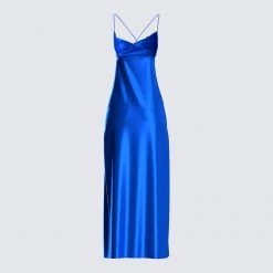 FINESSE Dresses Celeste Satin Maxi Dress