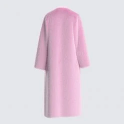 FINESSE Outerwear Margot Faux Fur Midi Coat