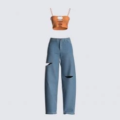 FINESSE Raina Top & Nena Jeans Set