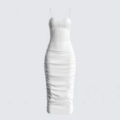 FINESSE Dresses Agnes White Corset Dress