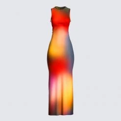 FINESSE Dresses Finn Multi Print Maxi Dress