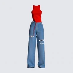 FINESSE Sets Allen Tank & Amelia Jeans Set