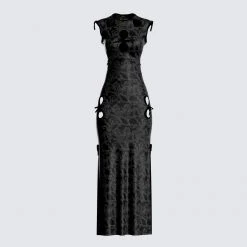 FINESSE Dresses Jasper Black Maxi Dress