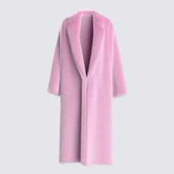 FINESSE Outerwear Margot Faux Fur Midi Coat