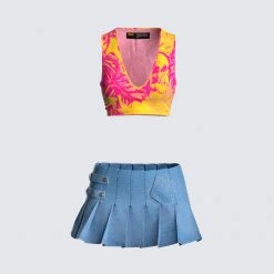 FINESSE Beverly Top & Skirt Set Sets