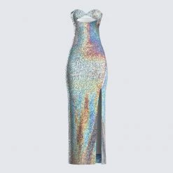 FINESSE Alexi Multi Sequin Gown Dresses