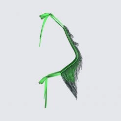 FINESSE Tops Evelyn Green Sequin Top