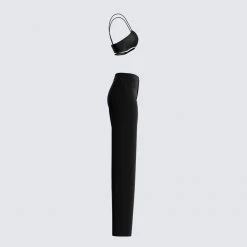 FINESSE Sets Addison Black Top & Pant Set