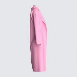 Wowe Clara Pink Oversized Coat Outerwear