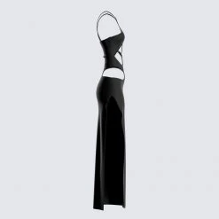FINESSE Carrie Black Cut Out Dress Dresses