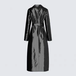 FINESSE Knox Patent Leather Coat
