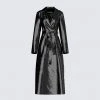 FINESSE Knox Patent Leather Coat