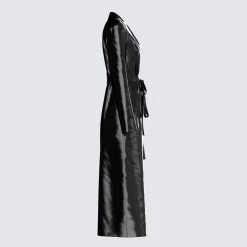 FINESSE Knox Patent Leather Coat