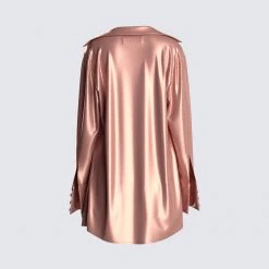 FINESSE Gracie Satin Shirt Tops