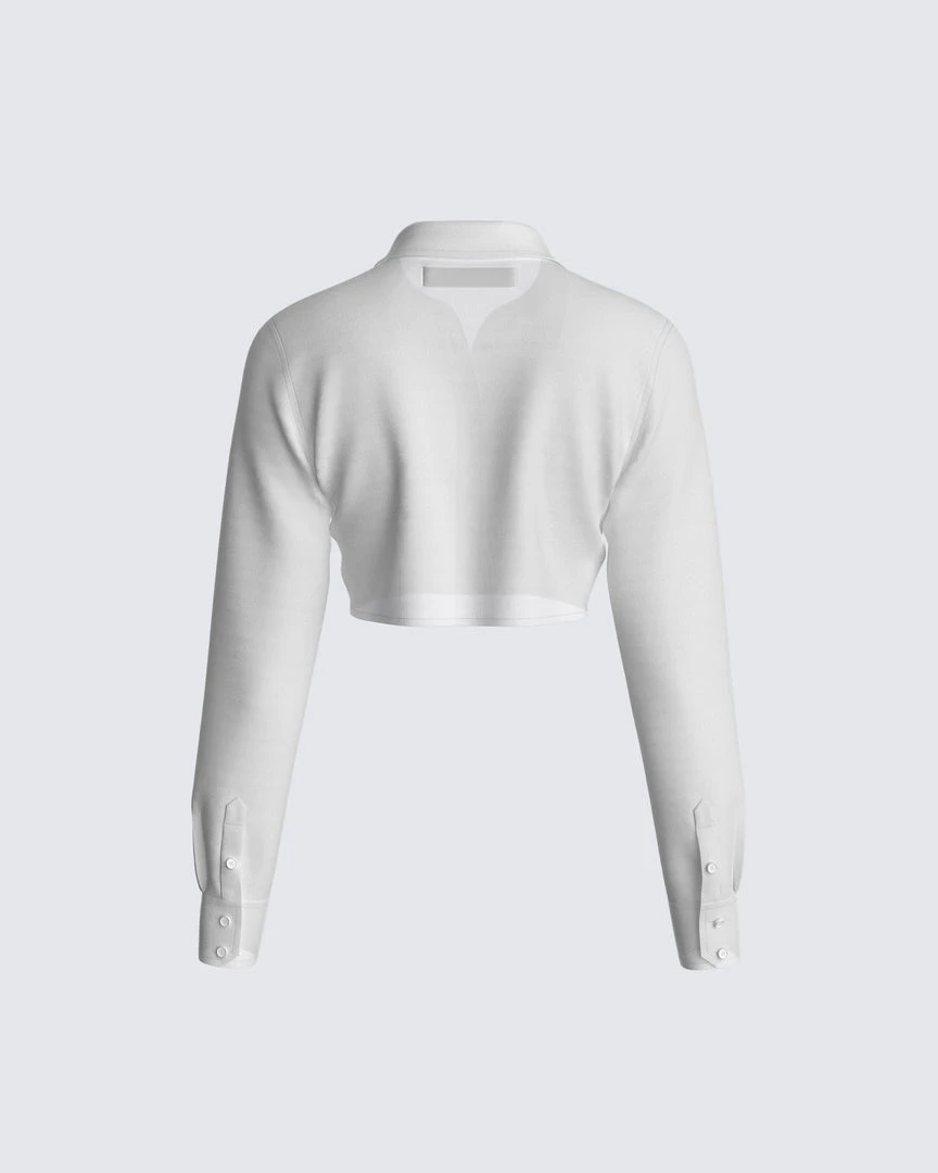 FINESSE Tops Chloe Cropped Shirt 5 FINESSE Tops Chloe Cropped Shirt