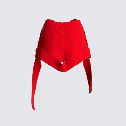 FINESSE Brielle Red Mini Skirt 10 FINESSE Brielle Red Mini Skirt