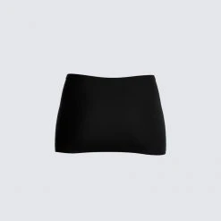 FINESSE Leon Black Mini Skirt Bottoms