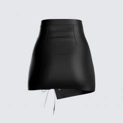 FINESSE Charlie Leather Mini Skirt