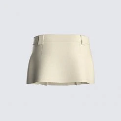 FINESSE Bottoms Blake Twill Micro Mini Skirt