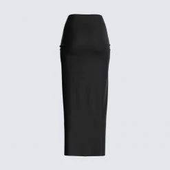 FINESSE Nadia Black V Waist Skirt