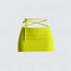 FINESSE Bottoms Cameron Yellow Mini Skirt