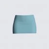 FINESSE Bottoms Jones Blue Mini Skirt 2 FINESSE Bottoms Jones Blue Mini Skirt