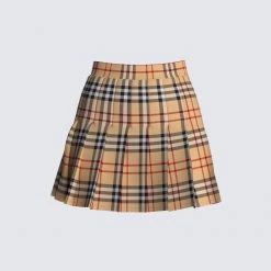 FINESSE Bottoms Penny Plaid Mini Skirt