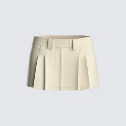 FINESSE Bottoms Blake Twill Micro Mini Skirt