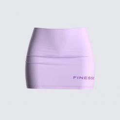 FINESSE Sydney Lilac Logo Skirt