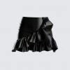 FINESSE Bottoms Lexi Black Leather Skirt 1 FINESSE Bottoms Lexi Black Leather Skirt