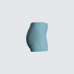 FINESSE Bottoms Jones Blue Mini Skirt