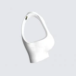 FINESSE Thea White Jersey Tank Tops